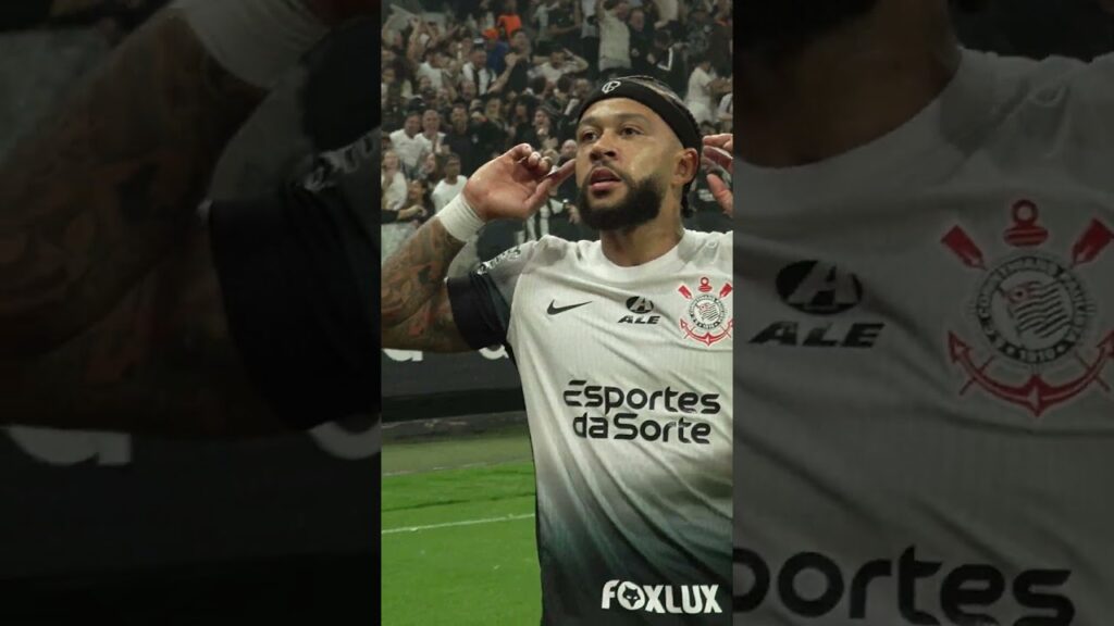 🎶 Craque do Timão é o Memphis Depay! 🎶 #VaiCorinthians #Shorts