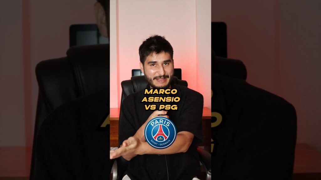 Marco Asensio vs PSG #psg #astonvillafc