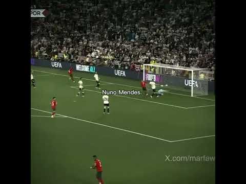 Nuno Mendes Vs Germany #footballskills #footballplayer #nunomendes #fyp