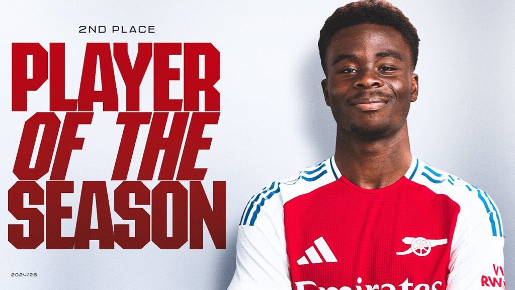 2024/25 PLAYER OF THE SEASON | Second Place | The best of Bukayo Saka ⚡️