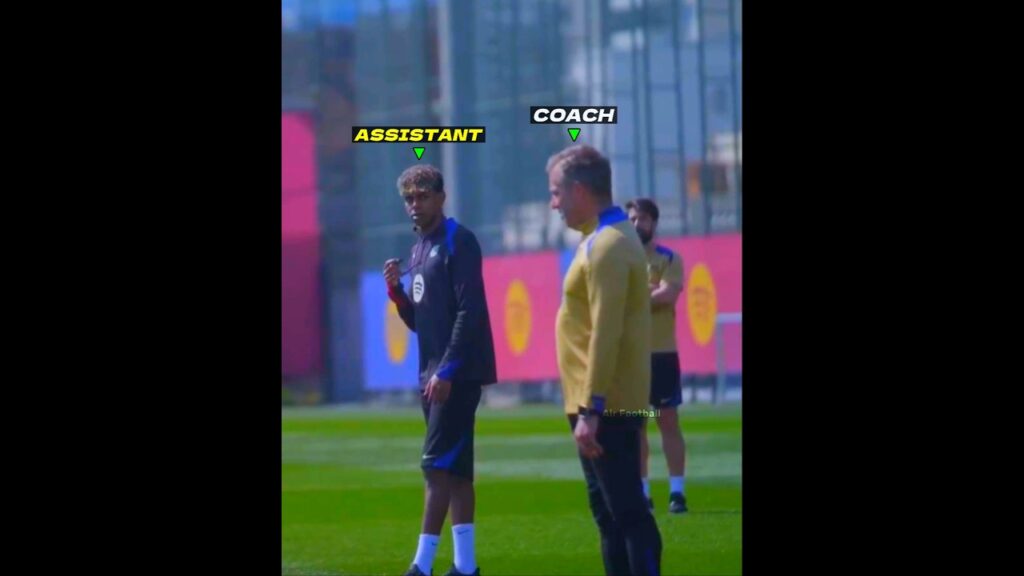 Lamine Yamal & Hansi Flick ❤️😂