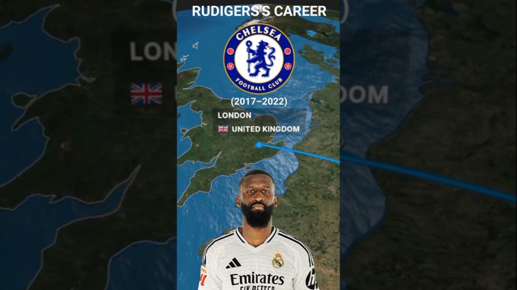 Rudiger's Career 🇧🇷 #antony #TransferJourney #reels #football #shorts