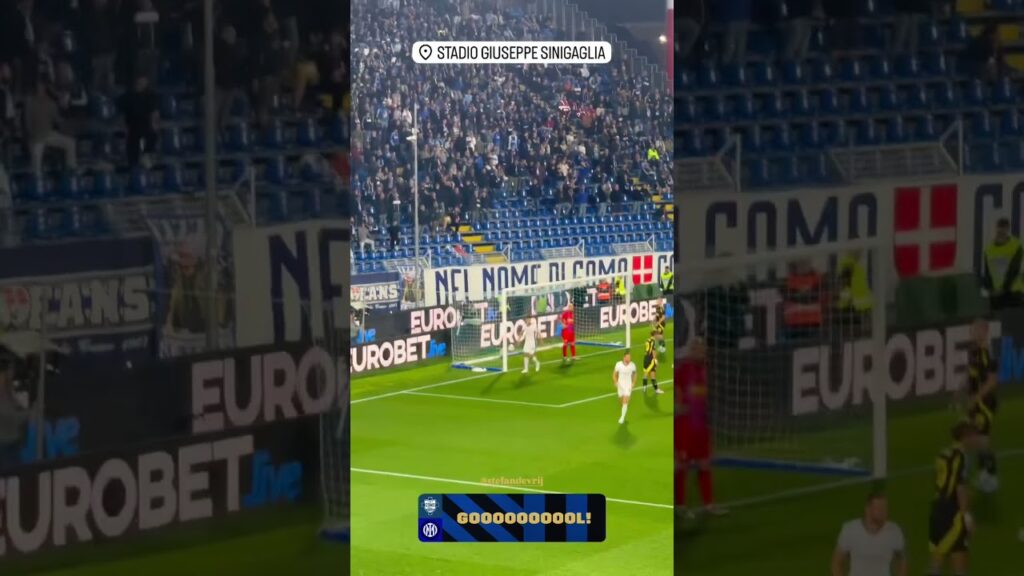 Inter vs Como : Stefan de Vrij Goal!  #devrij #intermilan #inter #como