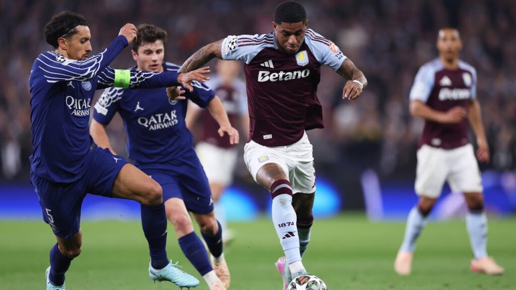 Marcus Rashford Aston Villa vs PSG (H) UCL 24/25