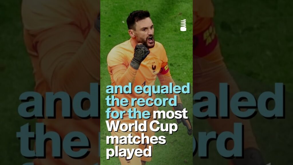 Hugo Lloris Set a World Cup Appearances Record #football #soccer #worldcup2022