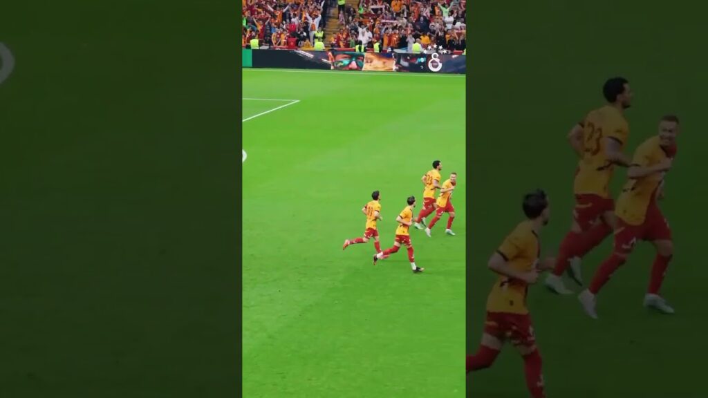 Dries Mertens’in golü ve ardından eşi Katrin Kerkhofs’un gol anonsu! 🗣️#GSvİBFK