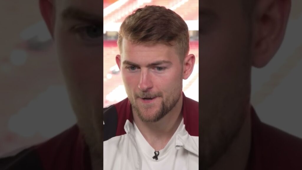 Matthijs De Ligt Interview #football #manchesterunited