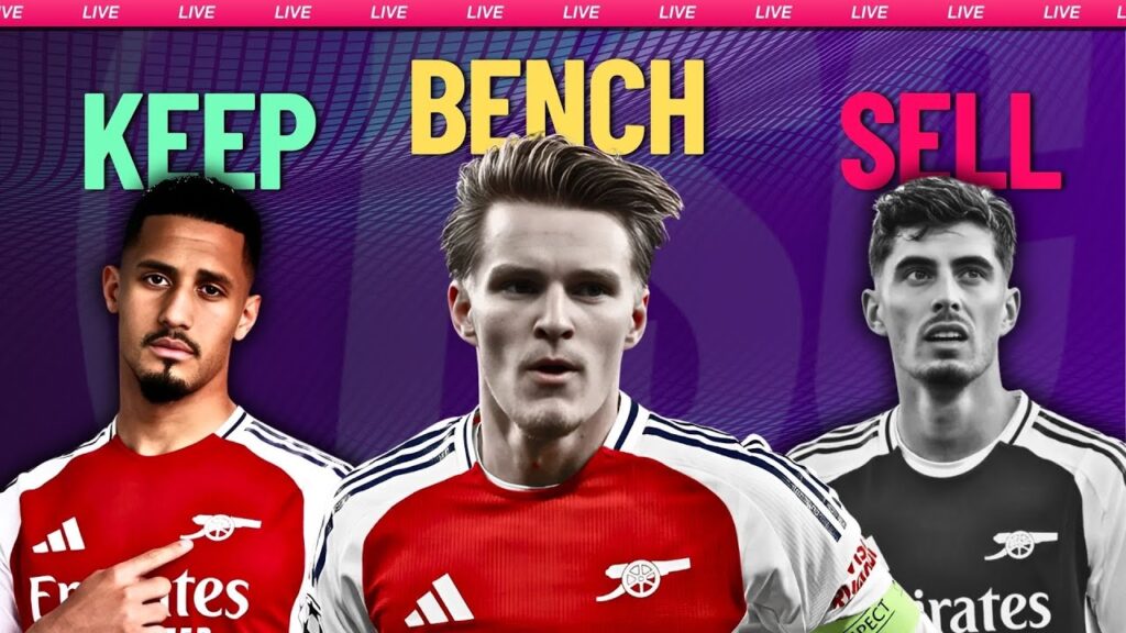 KEEP, BENCH, SELL: Arsenal Summer Shake-Up – Who Stays & Who Goes?