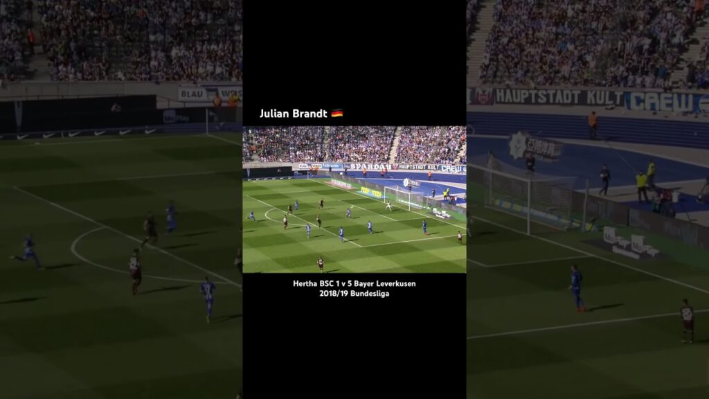 Birthday - Julian Brandt: Scoring an amazing goal with a great first touch shot, worldie of a goal