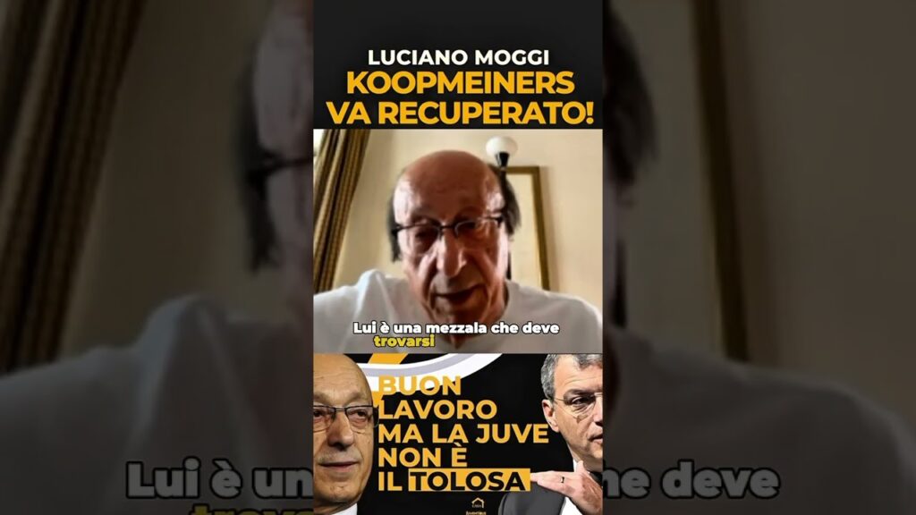 🟠⚫️ KOOPMEINERS VA RECUPERATO! ECCO IL SUO VERO RUOLO!! 😎 Luciano Moggi
