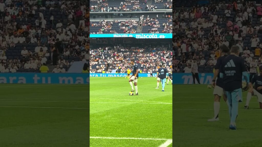 🇫🇷 Raphaël VARANE avec un ballon et le maillot du Real Madrid, au Bernabéu, c’est OUI ! #football