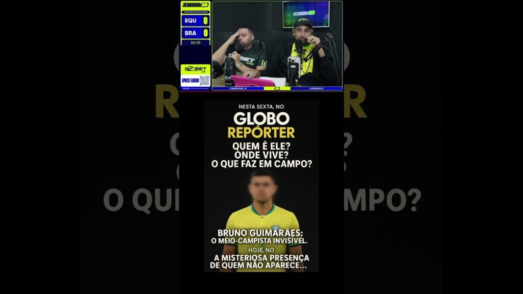 Bruno Guimarães: onde vive? O que faz em campo? 🤣#SelecaoBrasileira #jerdinhojc