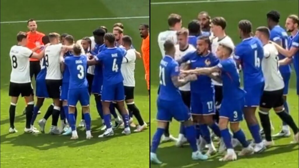 Germany vs France Players Big Fight 😳 | Lucas Hernandez vs Jonathan Tah Clash | UEFA Nations League