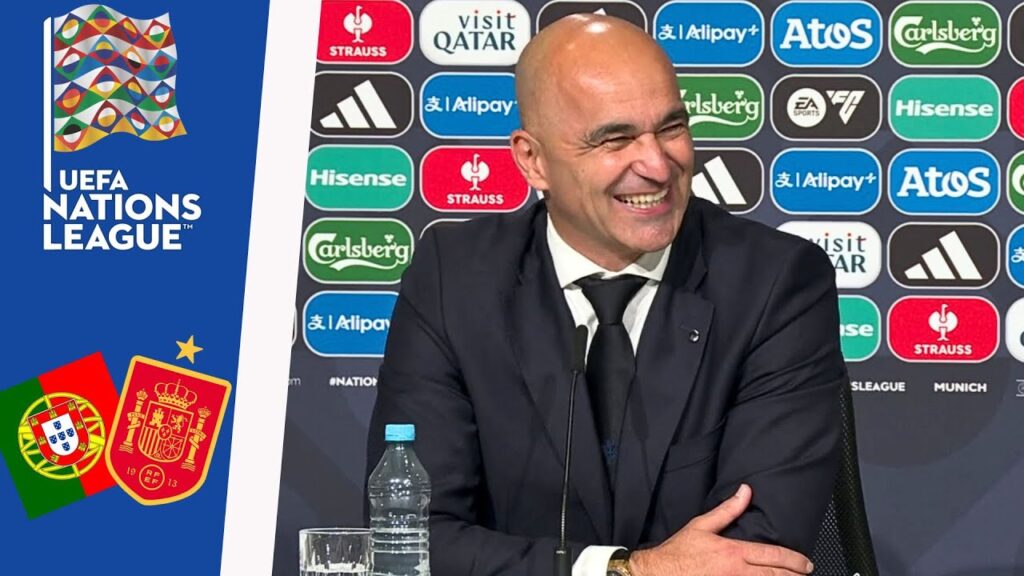 Reacción de ROBERTO MARTÍNEZ tras hacer CAMPEONA a PORTUGAL en la Nations League