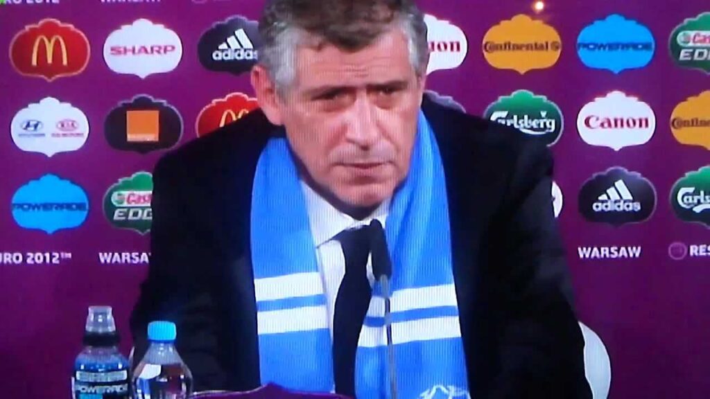 fernando santos the coach of Greece