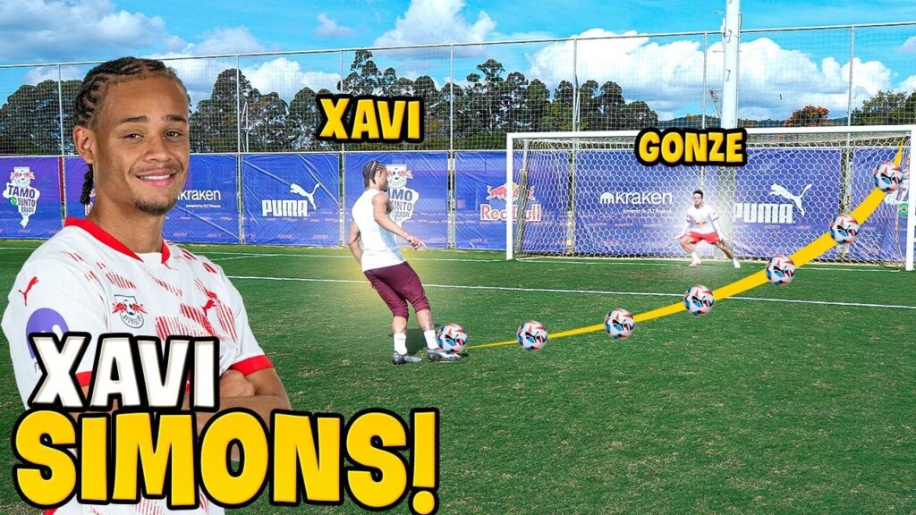 DESAFIO de FINALIZAÇÃO contra XAVI SIMONS! Ele é um ABSURDO 🤯