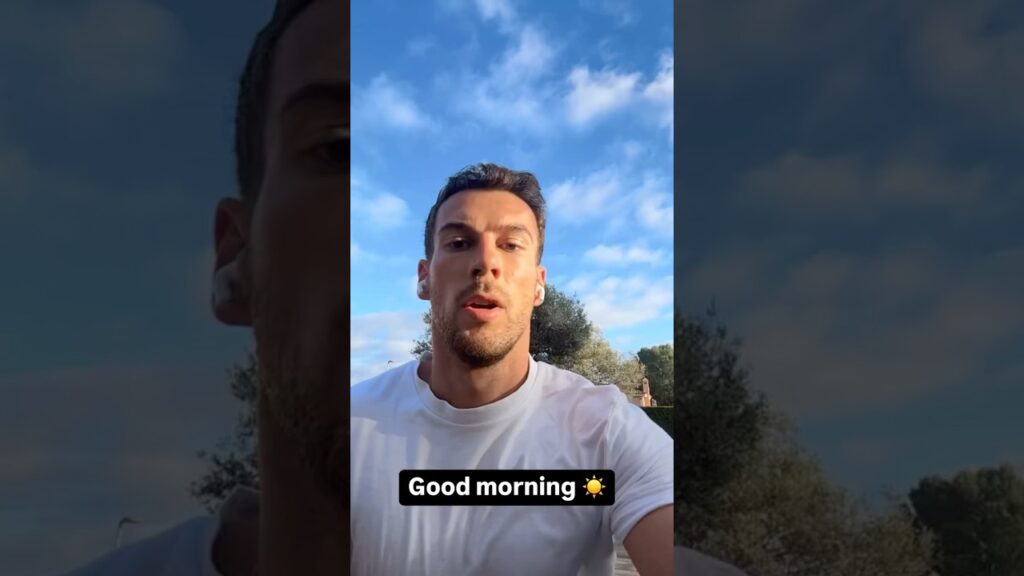 Leon Goretzka posted himself running on his instagram stories! FC Bayern players have some break now