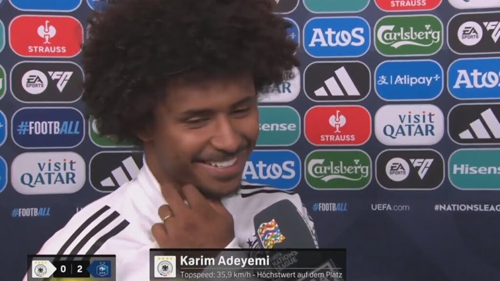 Karim Adeyemi - Interview Nach Dem Spiel - Deutschland - Frankreic 0:2 - Nations League 2025