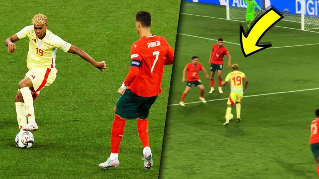 Lamine Yamal vs Portugal - Skills vs Cristiano Ronaldo - Portugal vs Spain Highlights Nations League