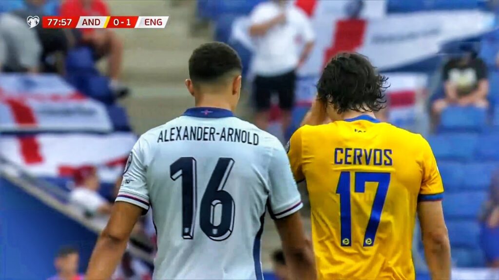 Trent Alexander-Arnold vs Andorra | World Cup Qualification 2026