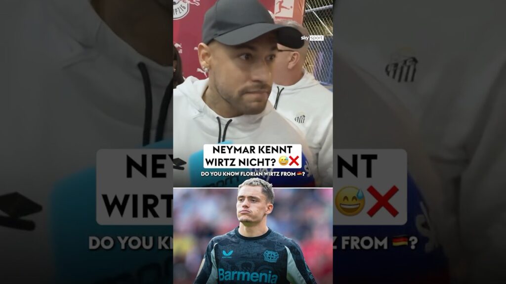Neymar Jr doesn't know Florian Wirtz, but Jamal Musiala yes!