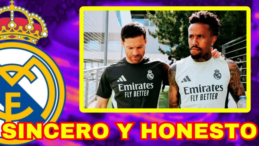 XABI ALONSO COGIÓ A MILITAO, SE LO DIJO MUY CLARO TRAS COMPROBAR SU ESTADO FÍSICO NO ESTÁS