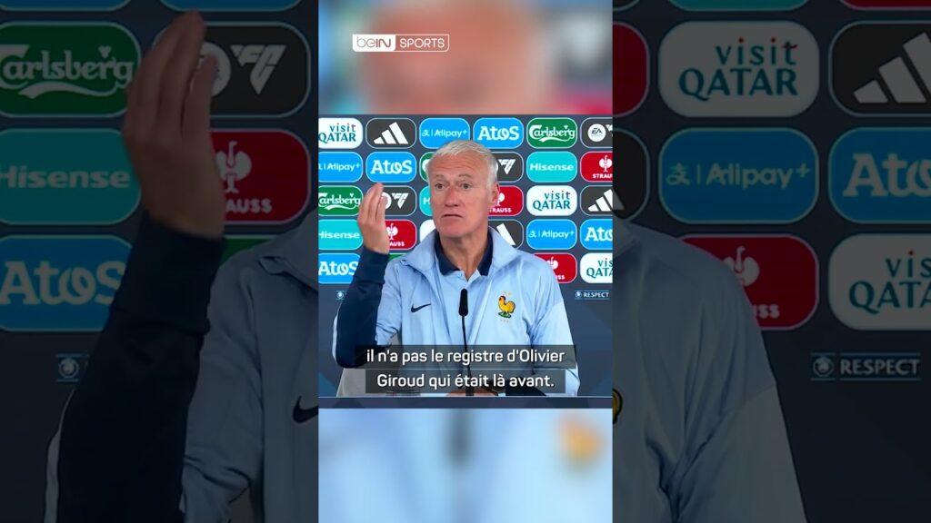 ⚽ Didier Deschamps confirme Kylian Mbappé en tant que numéro 9 ! #shorts