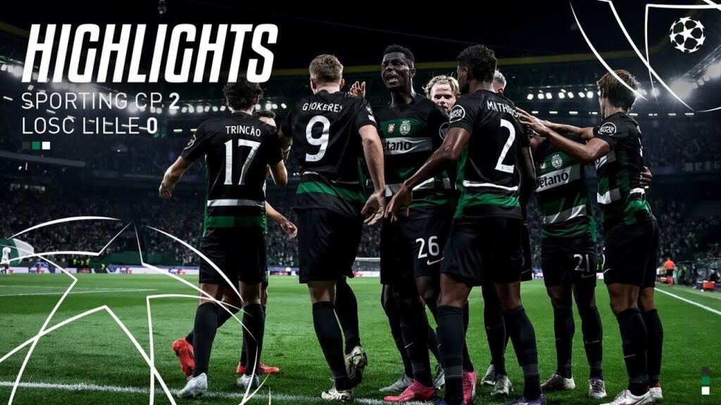 Resumo | UEFA Champions League: Sporting CP 2-0 LOSC Lille