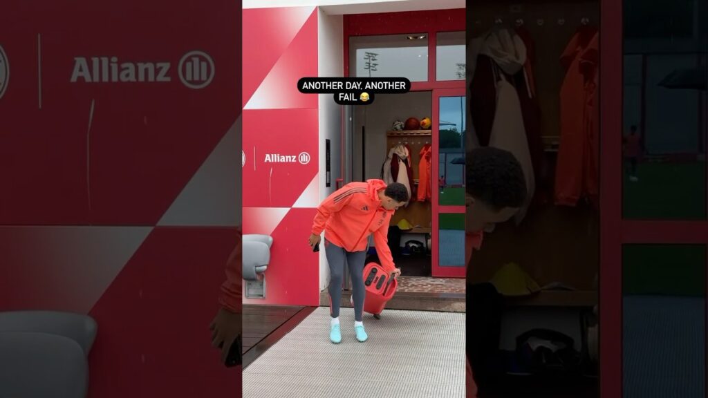 Jamal Musiala failed in trying to bring the music speaker to Bayern’s training ground