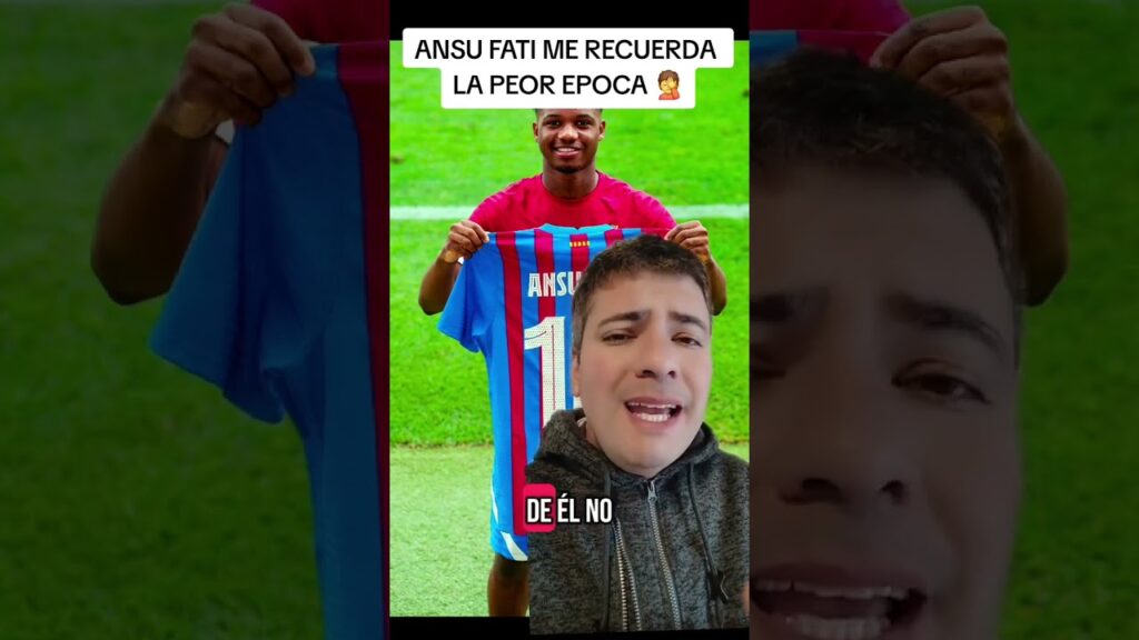 Ansu fati jugador del FC Barcelona crisis Barcelona #futbol