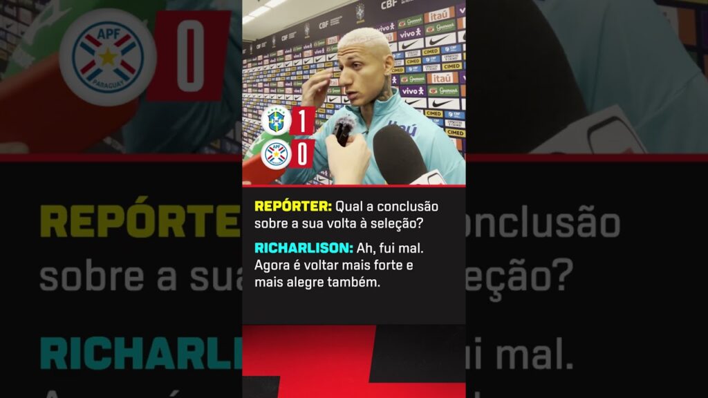 RICHARLISON ABAIXO NA SELEÇÃO? #shorts