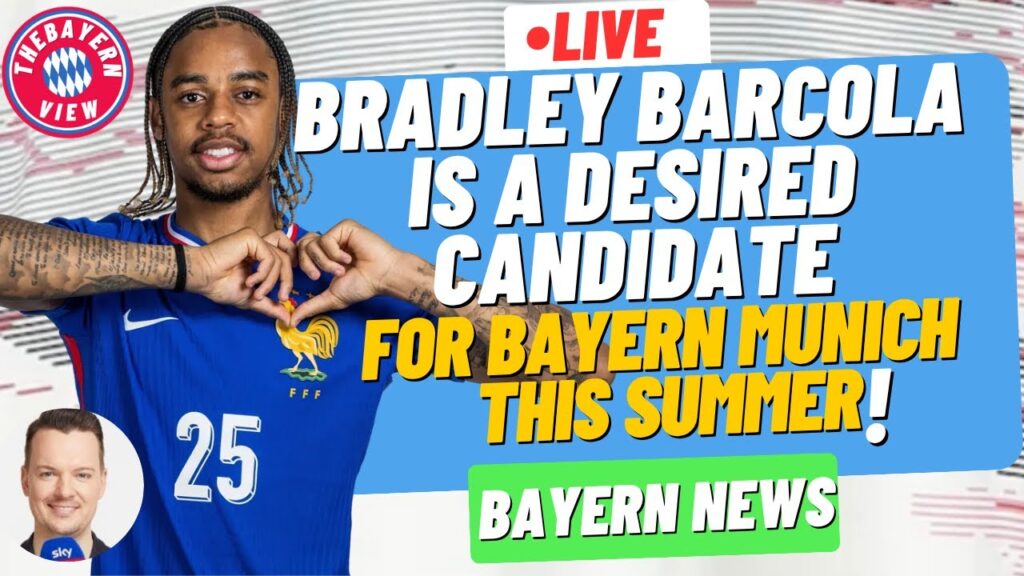 Bradley Barcola is a desired candidate for Bayern Munich this summer! Bayern News! *Plettigoal*