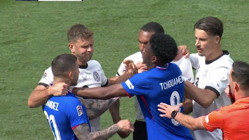 Lucas Hernández vs Jonathan Tah Fighting Incident,Germany vs France (0-2) All Goals and Highlights