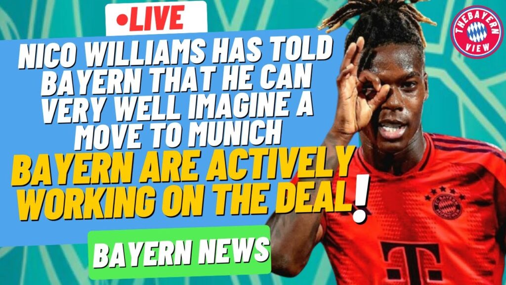 Nico Williams To Bayern looks on! No agreement yet *Early Stages* Bayern Munich Transfer News