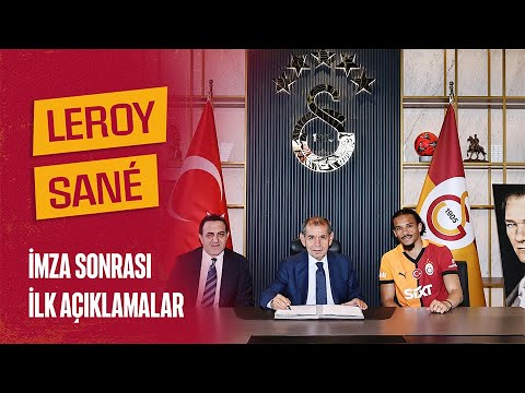 🎙 Yeni transferimiz Leroy Sané’nin imza töreni sonrası ilk açıklamalar