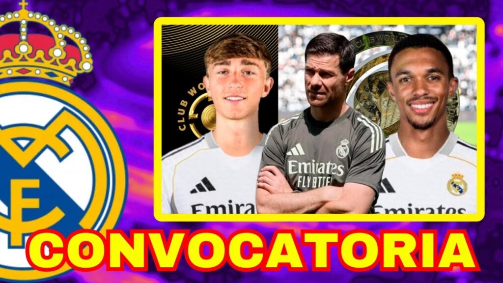El Real Madrid hace oficial la convocatoria del Mundial, con Arnold, Huijsen y 2 'bajas'