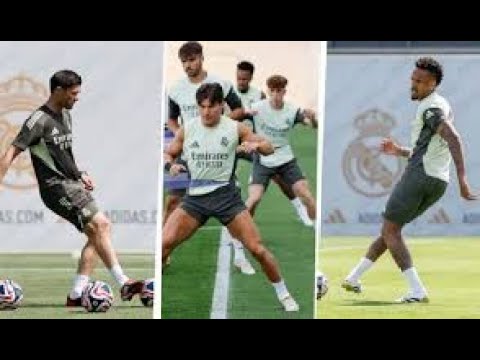Xabi Alonso First Training Session Alaba,Rodrygo,Carvajal & Militao Real Madrid Reactions