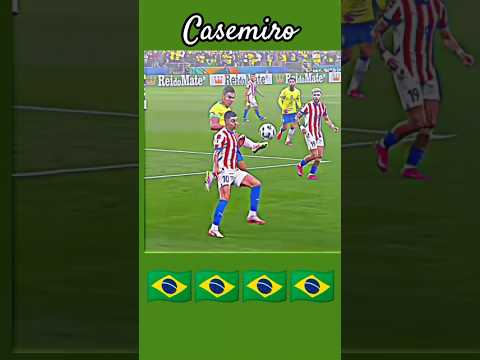 Casemiro in the best player in Brazil 🇧🇷🇧🇷☠️#brasil #brazil #casemiro #shorts #shortsfeed #football