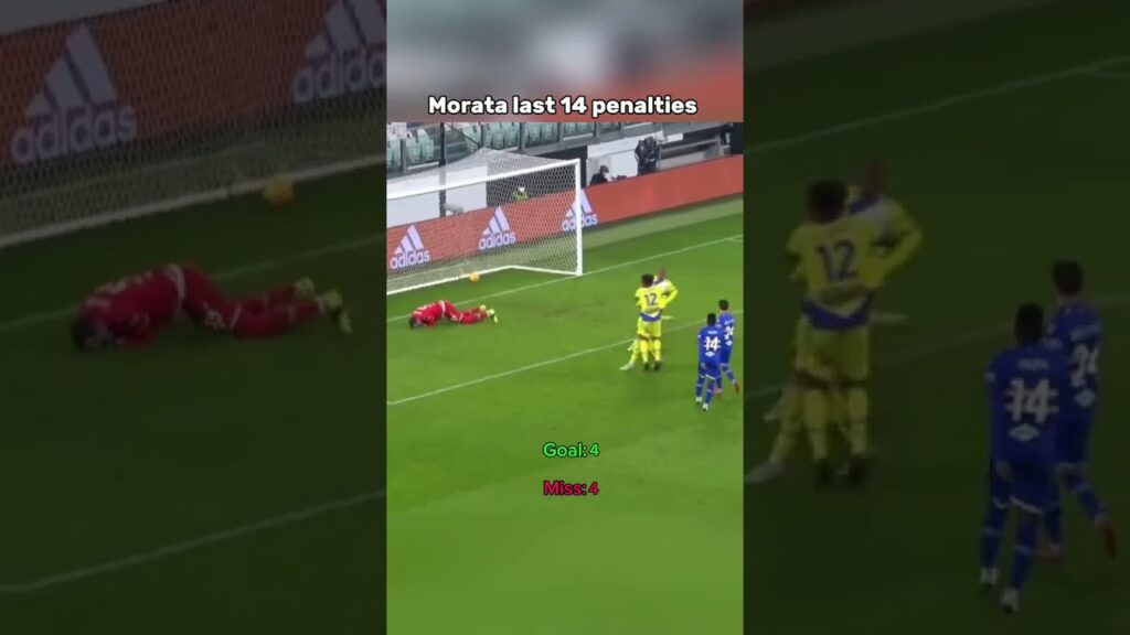 Todos los penales de Alvaro Morata 😳⚽ #morata #Shorts #futbolshorts