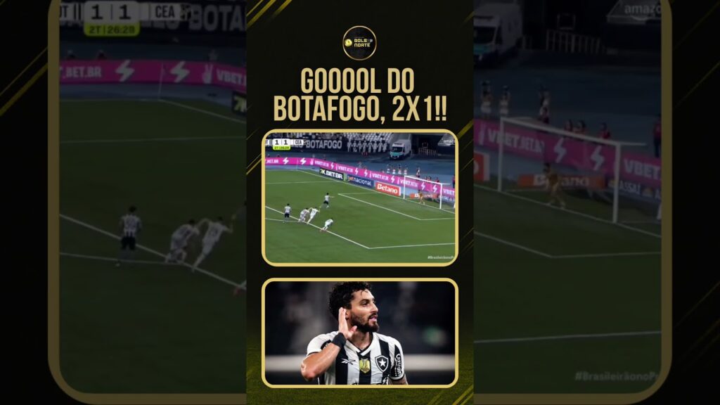 Goool do Botafogo 2x1 Ceará, Alex Telles #futebol #botafogo #cearásc #gol