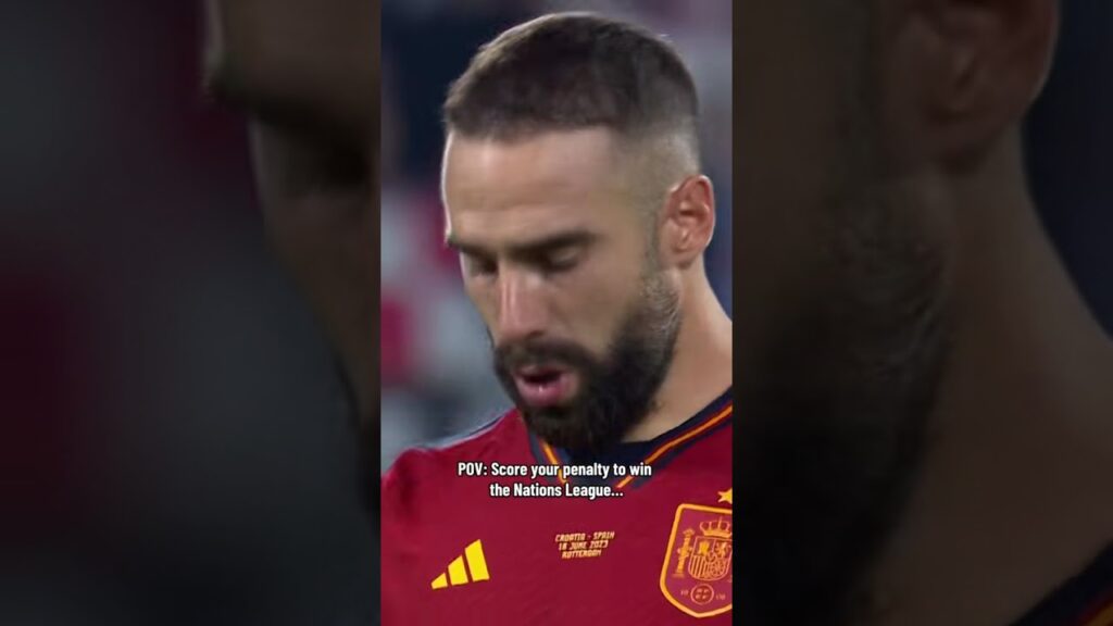 Spain missed Dani Carvajal composure🤯 #nationsleague #motivation #spain #realmadrid#shortsfeed#short