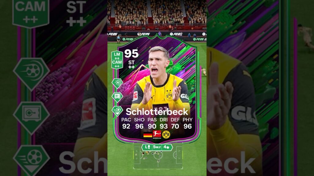 NICO SCHLOTTERBECK EN 1 MINUTO🔥| NICO SCHLOTTERBECK METAMORFO 95 REVIEW|EA FC 25 #fc25 #ultimateteam