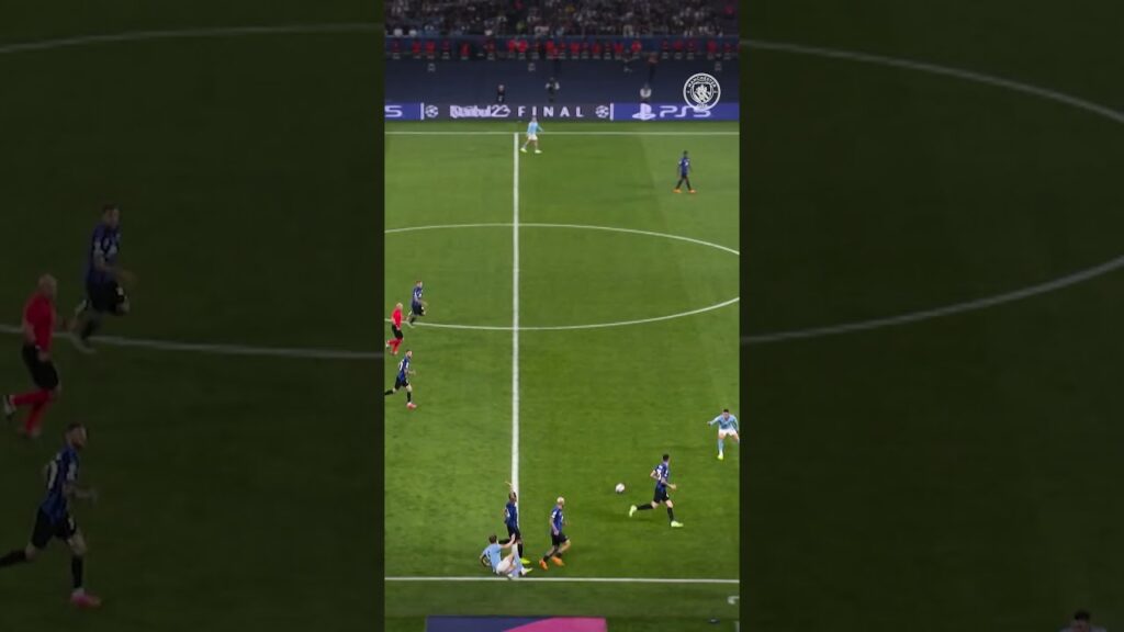 STONES in the Champions League FINAL 🥵👌 #mancity #football #shorts #shortsvideo #shortsfeed #skills