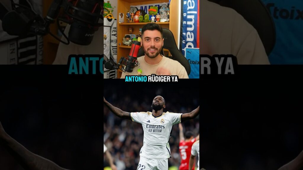 Antonio Rudiger vuelve con el Real Madrid. #realmadrid #rudiger