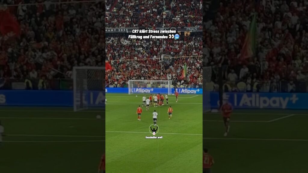 CR7 klärt Stress zwischen Füllkrug und Fernandes 👀🥶