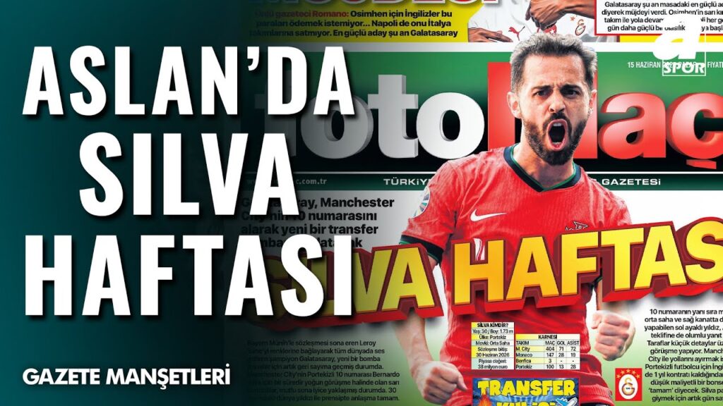 Galatasaray'da Bernardo Silva Haftası / A Spor / Sabah Sporu / 15.06.2025