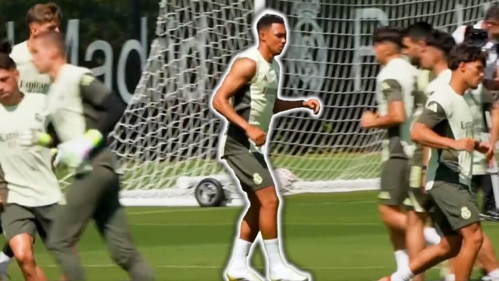 Trent Alexander-Arnold TRAINS with Real Madrid for the FIRST TIME ahead of Al Hilal clash 🏆