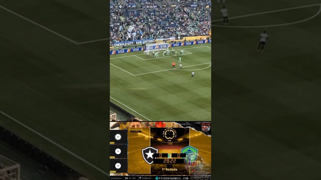 Alex Telles fez o cruzamento para Jair testar e fazer o primeiro gol do Botafogo no Mundial #futebol