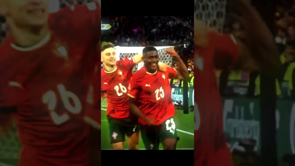 NUNO MENDES VS SPAIN 🥵.     #shorts