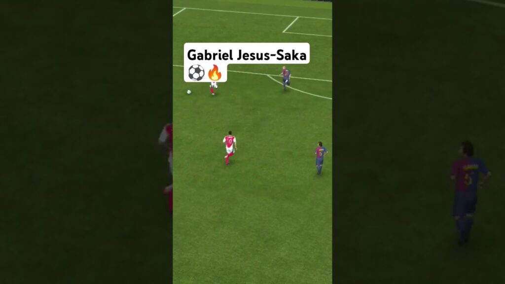 Gabriel Jesus-Saka⚽🔥 #fcmobile #arsenal